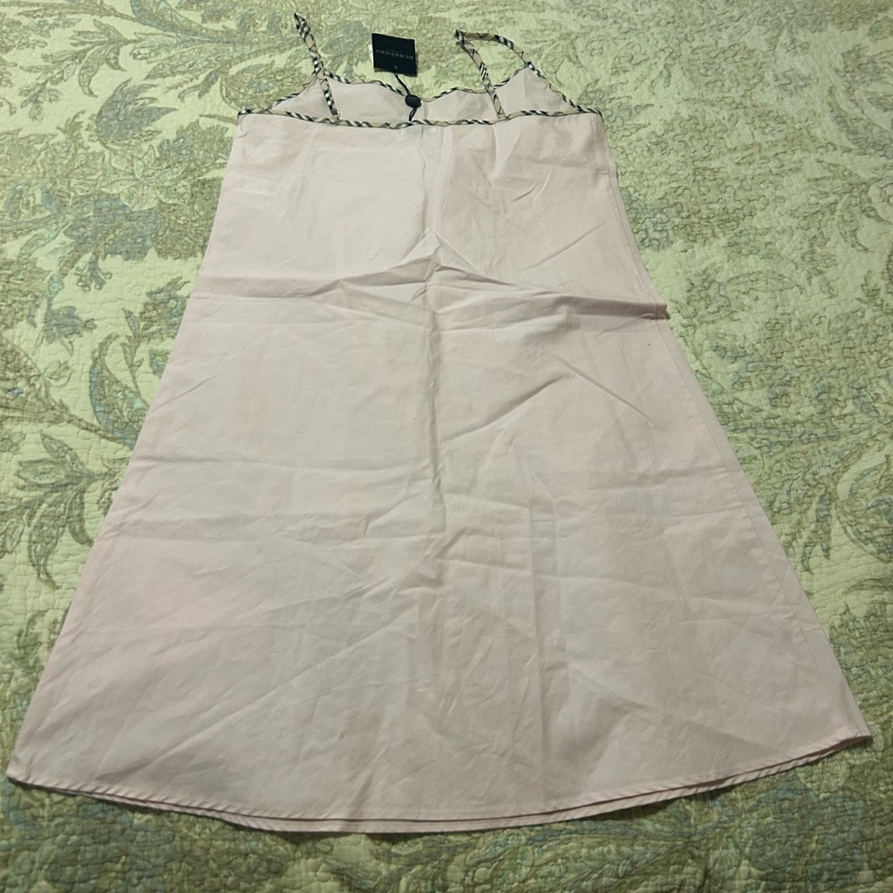 Burberry Light Pink Camisole with Check Trim size small - Picture 9 of 14